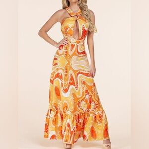 COLORFUL FUN MAXI DRESS